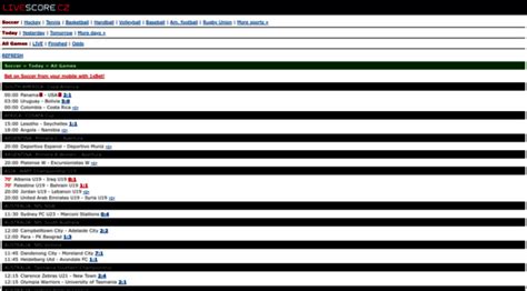 livecorecz|Czech Football Live Scores, Results .